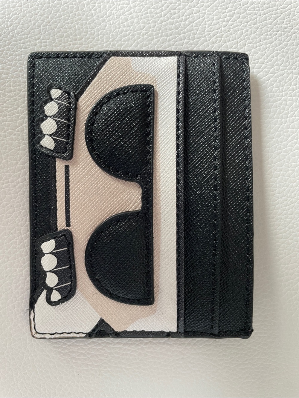 Karl Lagerfeld Black White and Beige Sunglasses Card Holder